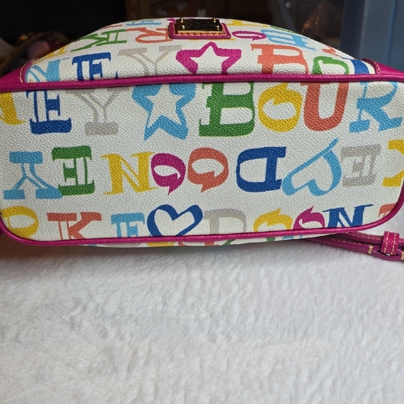 Dooney & Bourke Colorful Letter Print Crossbody Bag - Picture 3 of 7